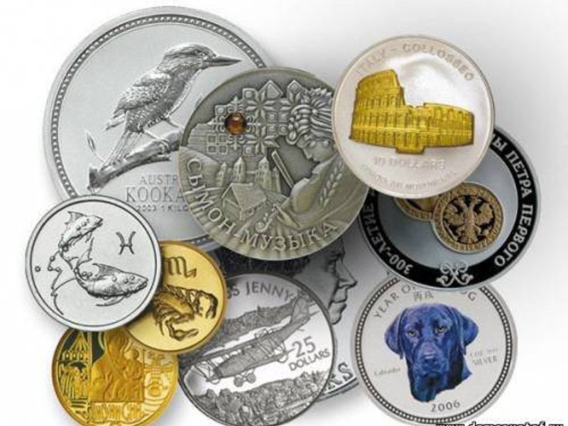 Виды операций с монетами из драгоценных металлов