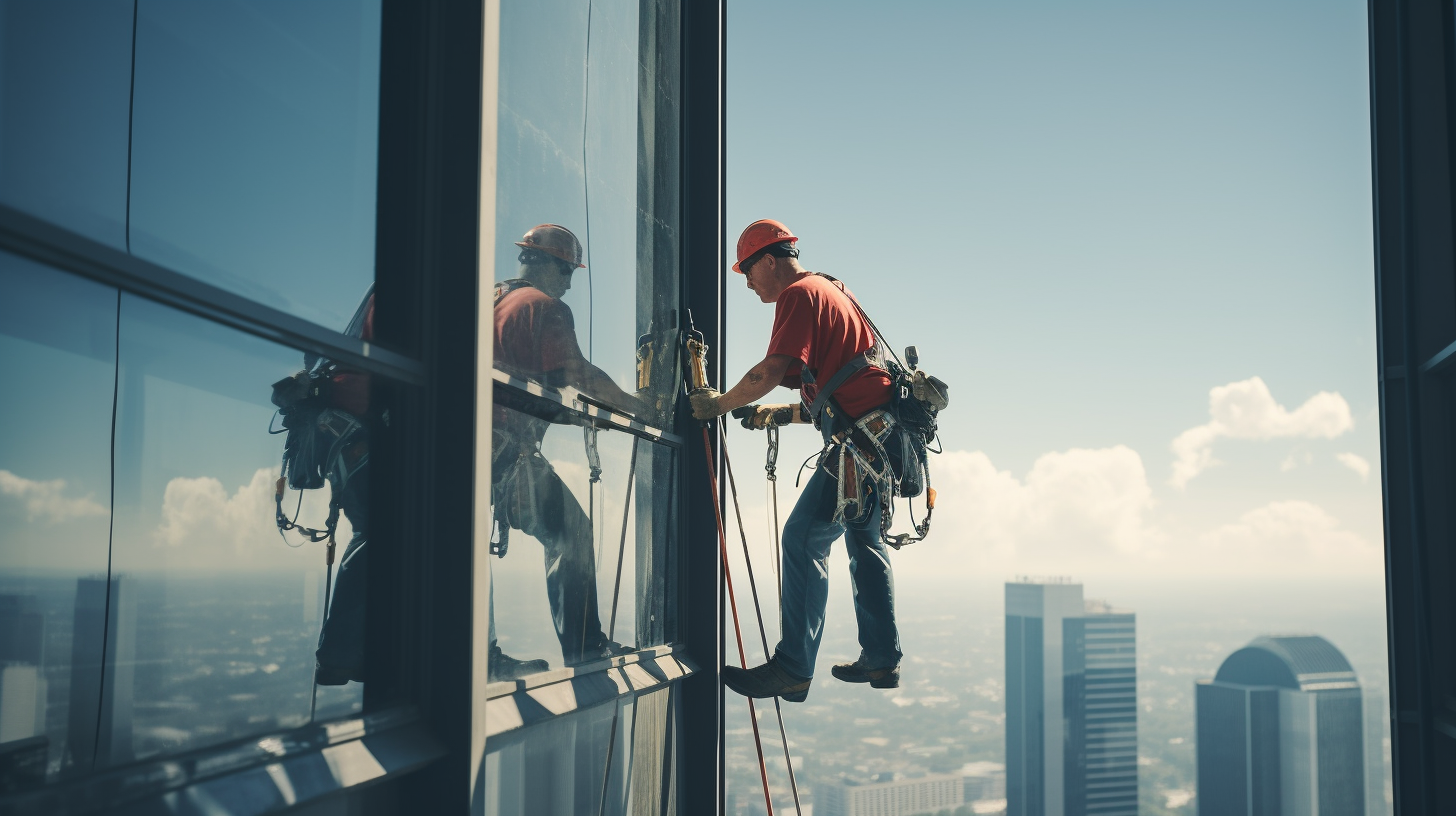 Мыть окна высотных зданий: когда труд превращается в искусство