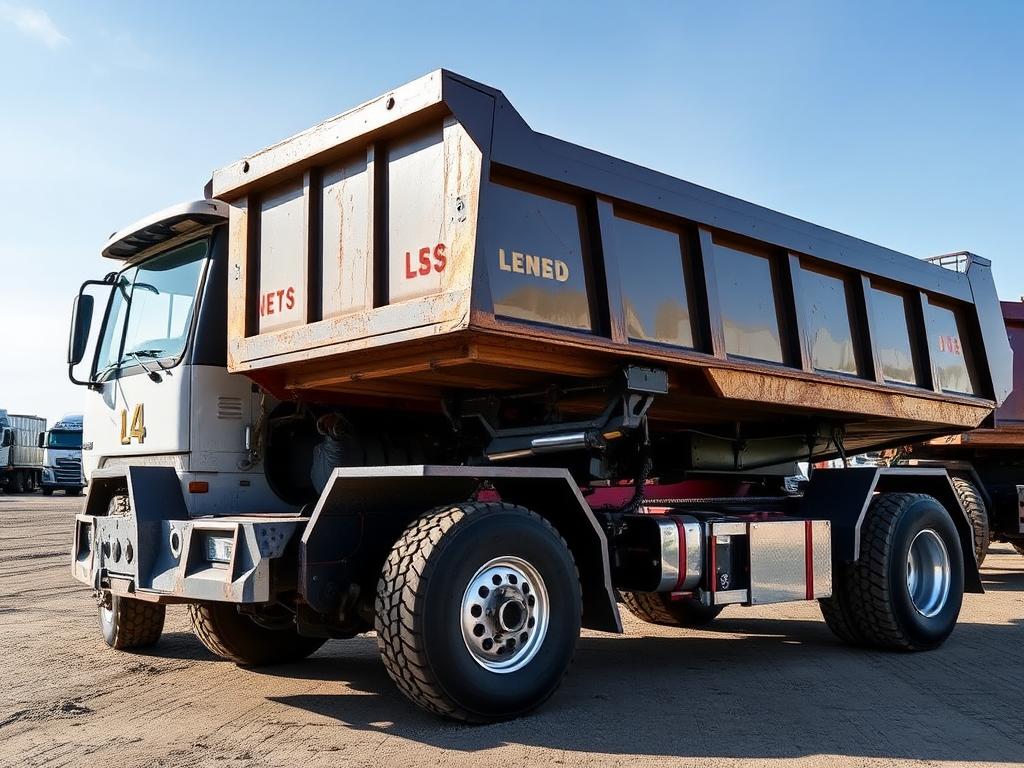 Dump truck bodies on chassis фото