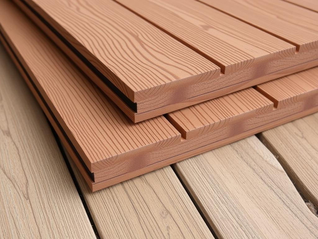 composite decking boardфото