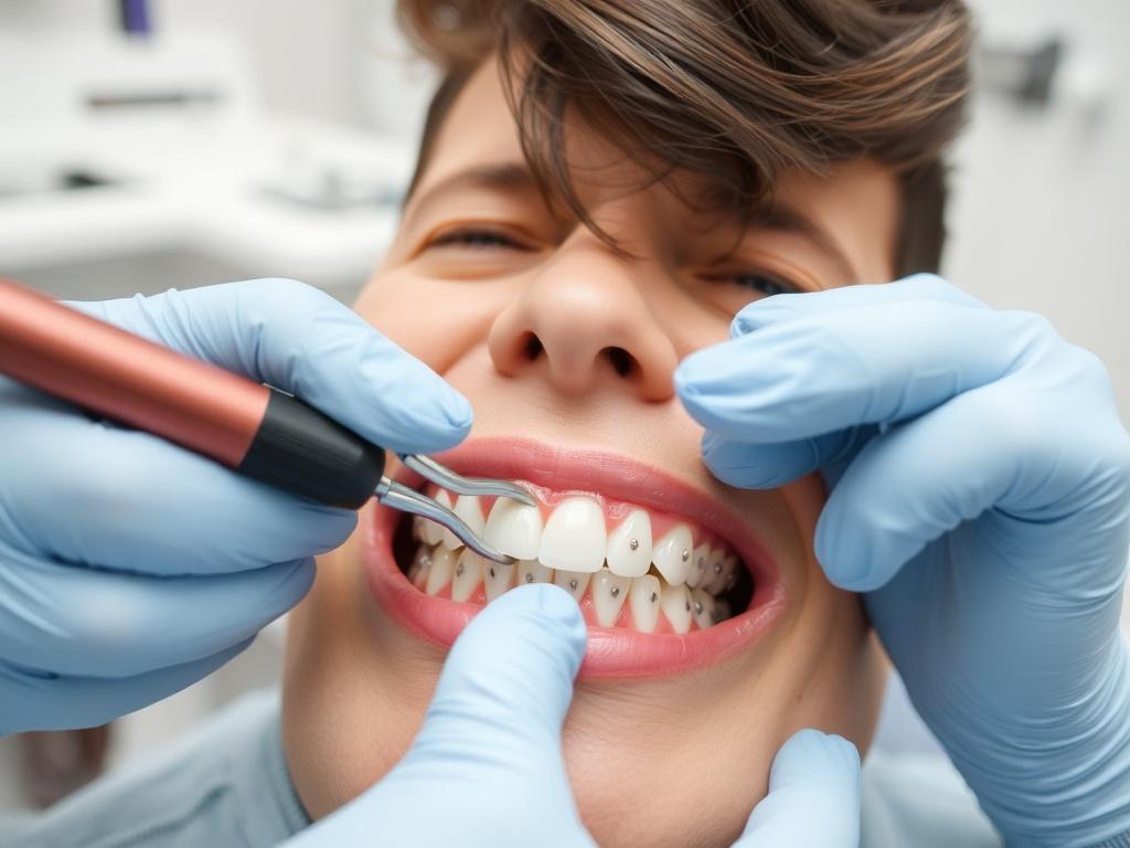 installation of bracesфото