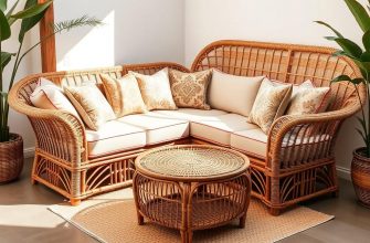 Мебель из ротанга с угловым диваном: уют, стиль и практичность в каждом углу